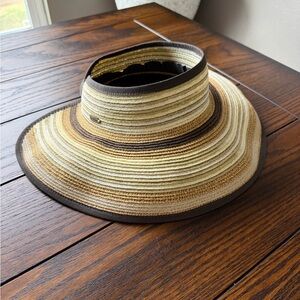 Striped Wide Brim Sun Hat